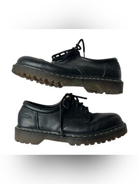 DR MARTENS PADDED LEATHER OXFORDS SHOES MENS 9 WOMENS 10